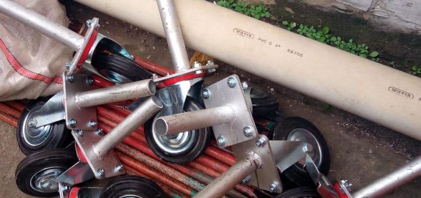 Jual Roda Scaffolding Karet Dan Pu Tegal