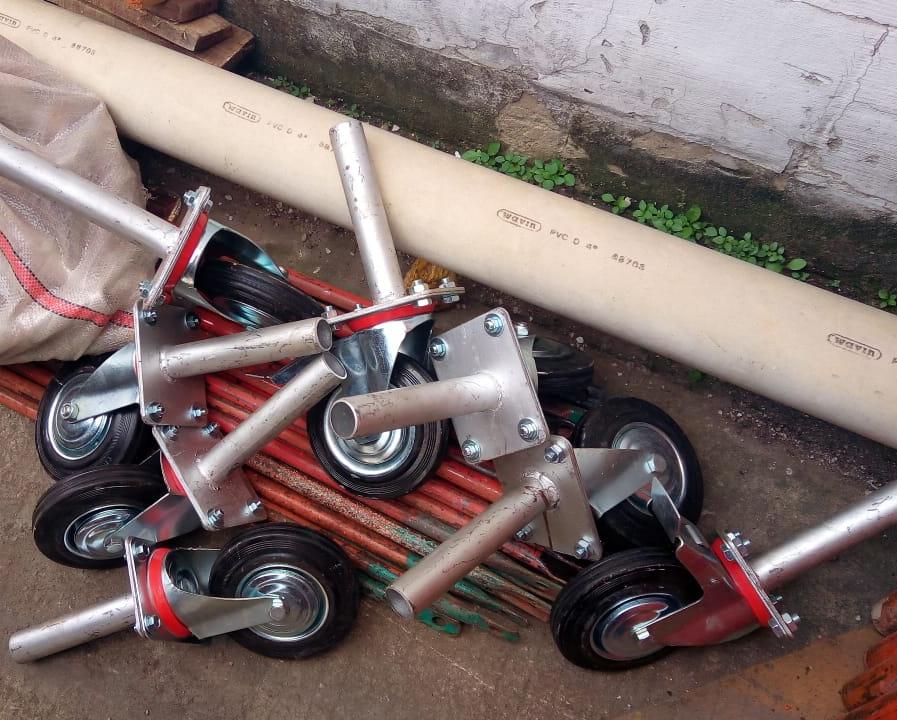Jual Roda Scaffolding Nylon 6inch Area Bekasi
