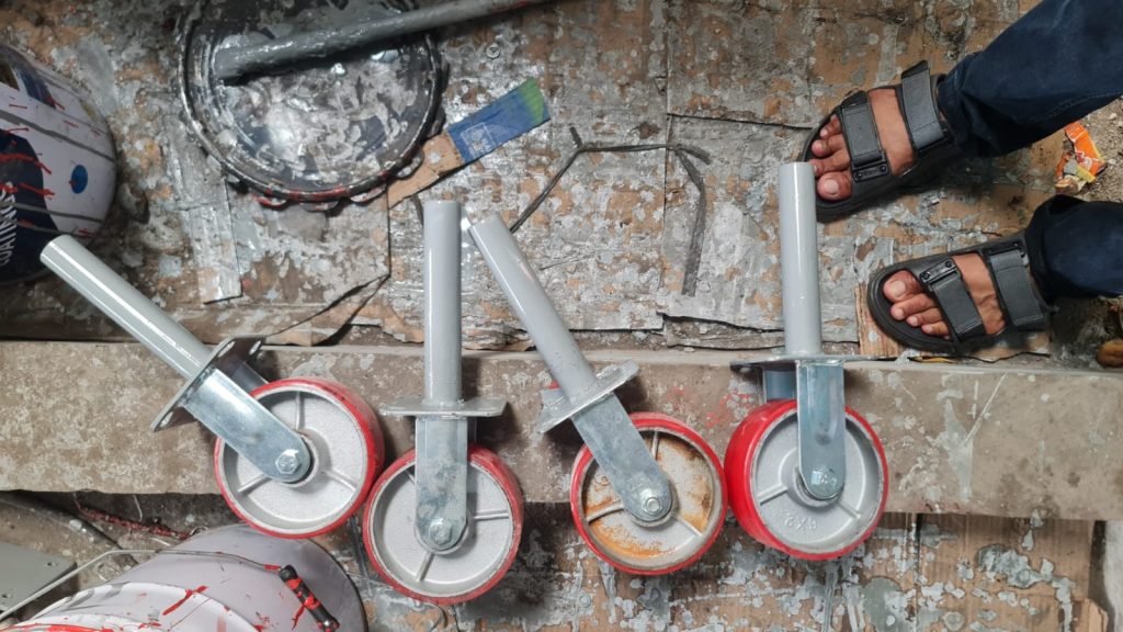 Jual Roda Scaffolding Nylon 6inch Area Jakarta
